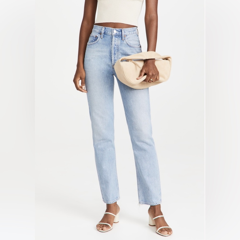 AGOLDE 90s Pinch Waist High Rise Straight Jeans